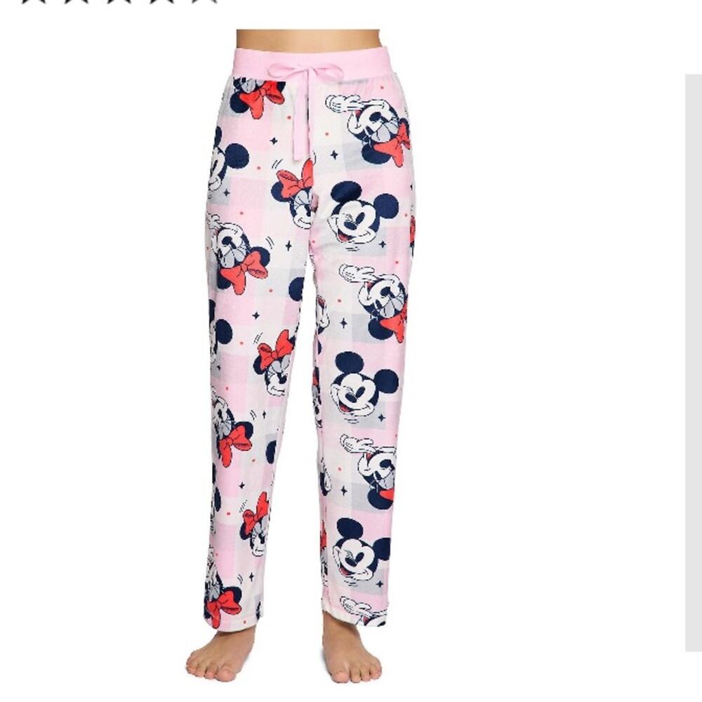 Disney Pink Mickey Minnie Pajama Pants